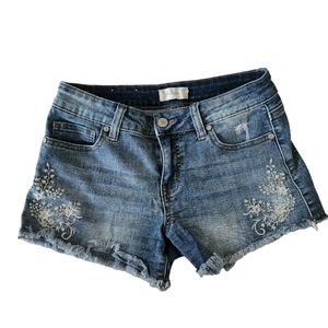 Altar'd State Embroidered Jean Short 25